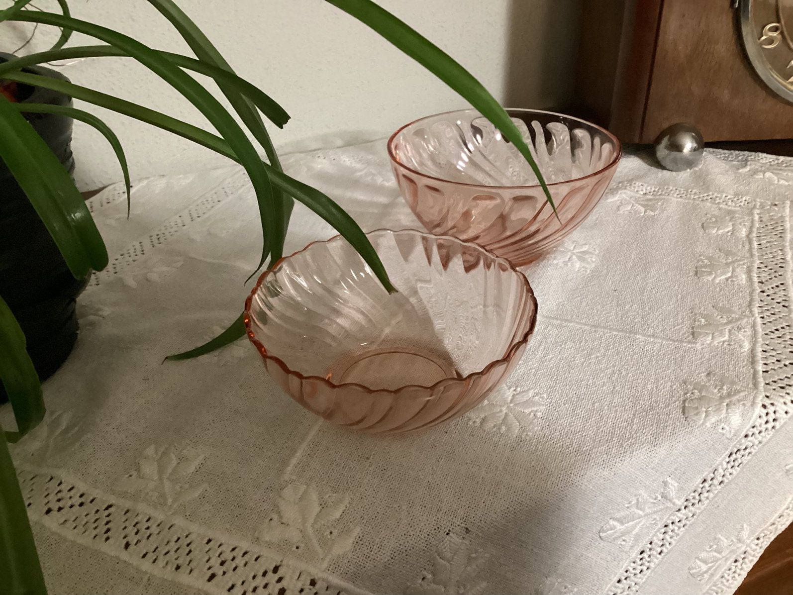 Roze glas Arcoroc, Ophalen of Verzenden