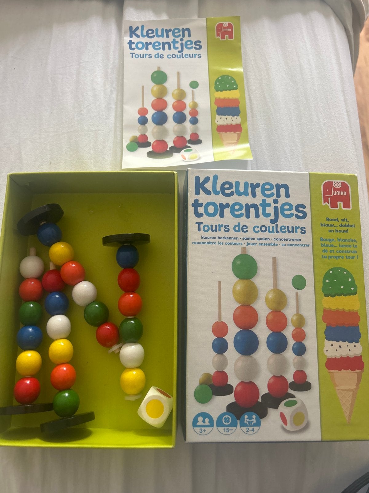 Jumbo Kleurentorentjes - Educatief Stapelspel, Ophalen, Zo goed als nieuw, Bouwen