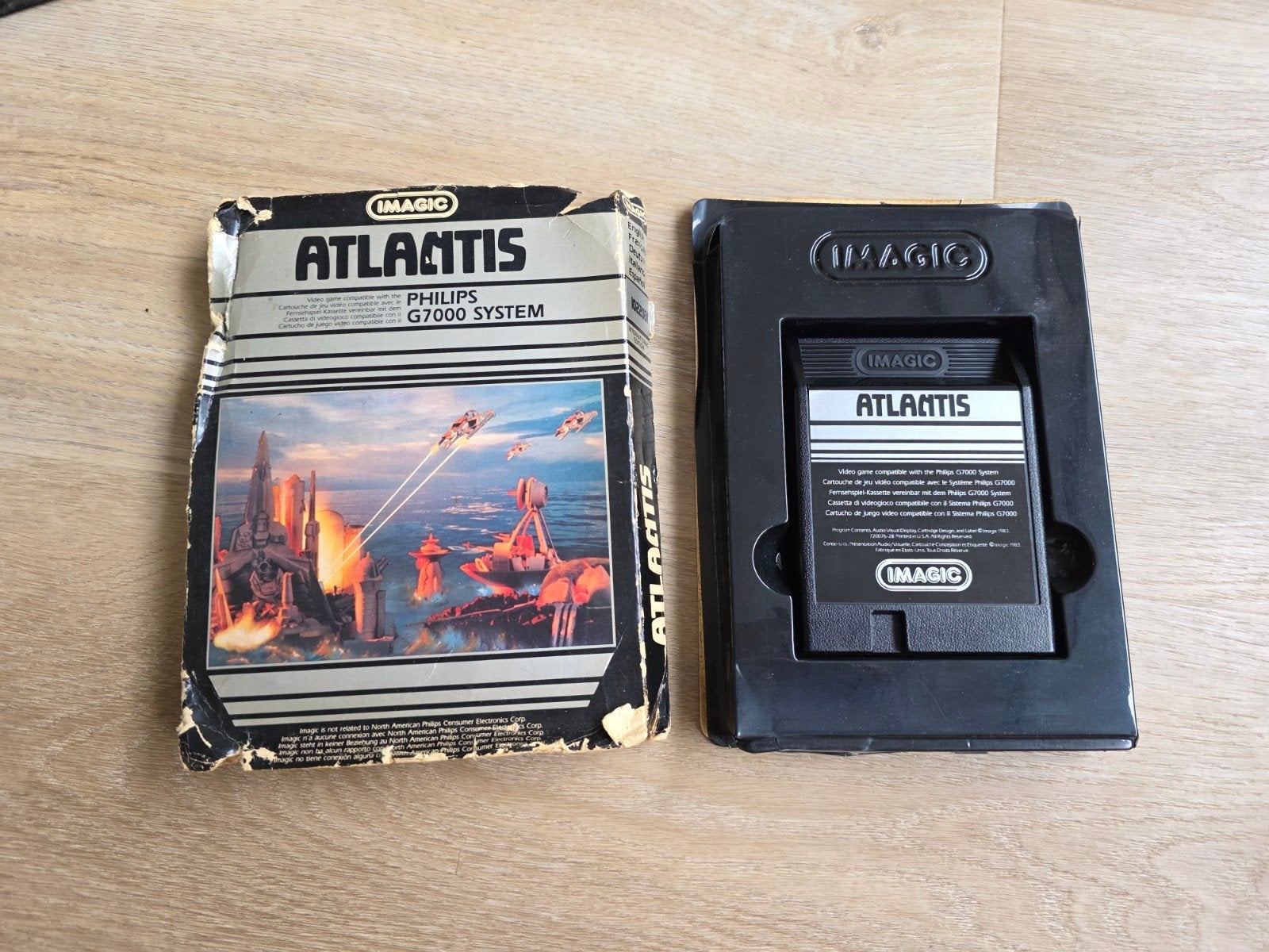 Atlantis voor Philips Videopac G7000 - Retro Game, Spelcomputers en Games, Gebruikt, Shooter, 1 speler, Ophalen of Verzenden