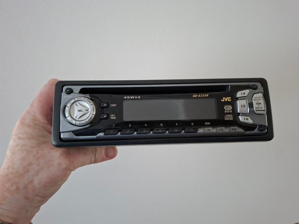 JVC KD-S731R Autoradio - CD-speler en RDS-tuner, Ophalen of Verzenden, Gebruikt