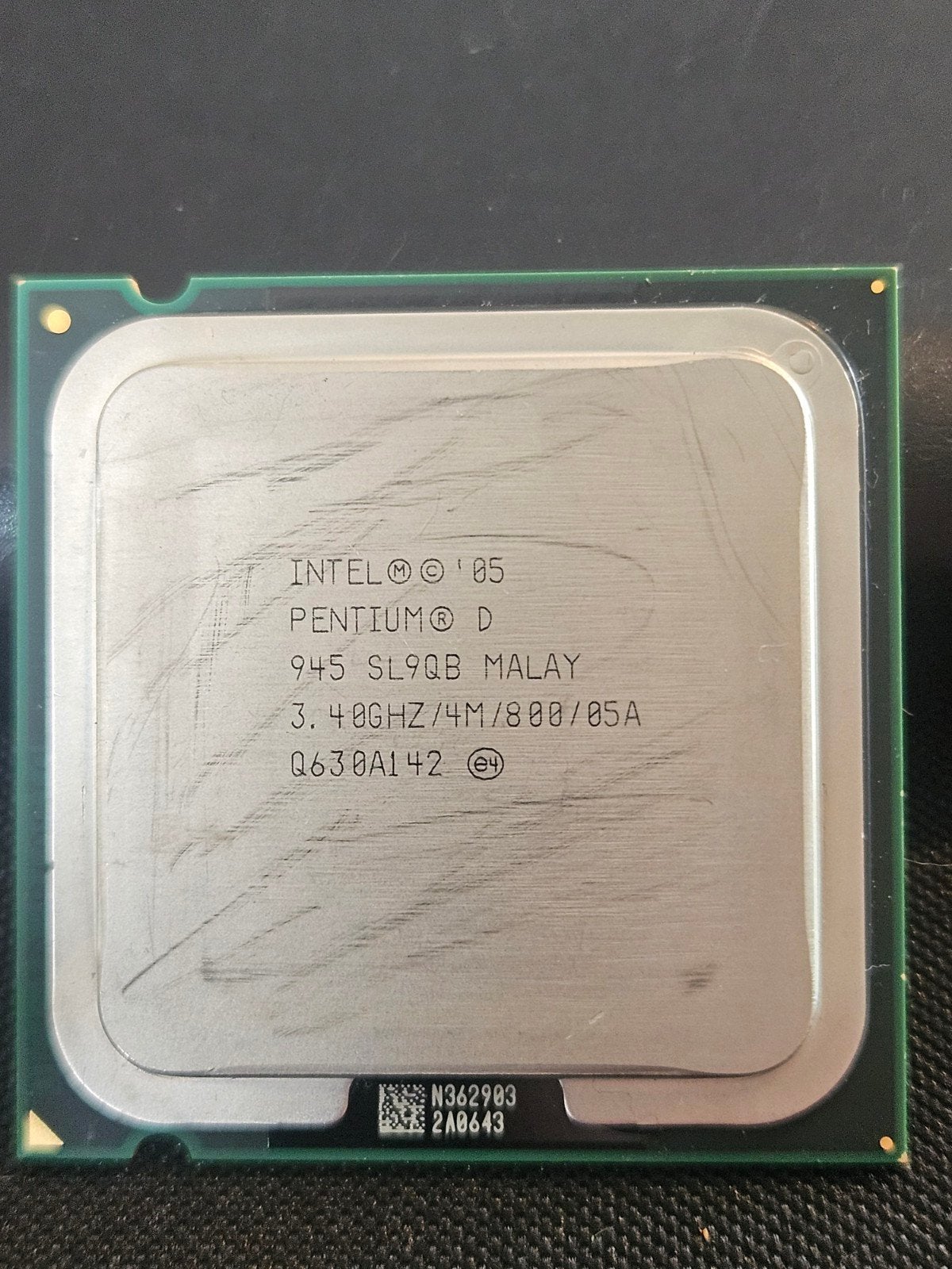 Intel Pentium D 945 SL9QB 3.40GHz Dual Core Processor, Computers en Software, LGA775, Gebruikt, 2-core, 3 tot 4 Ghz