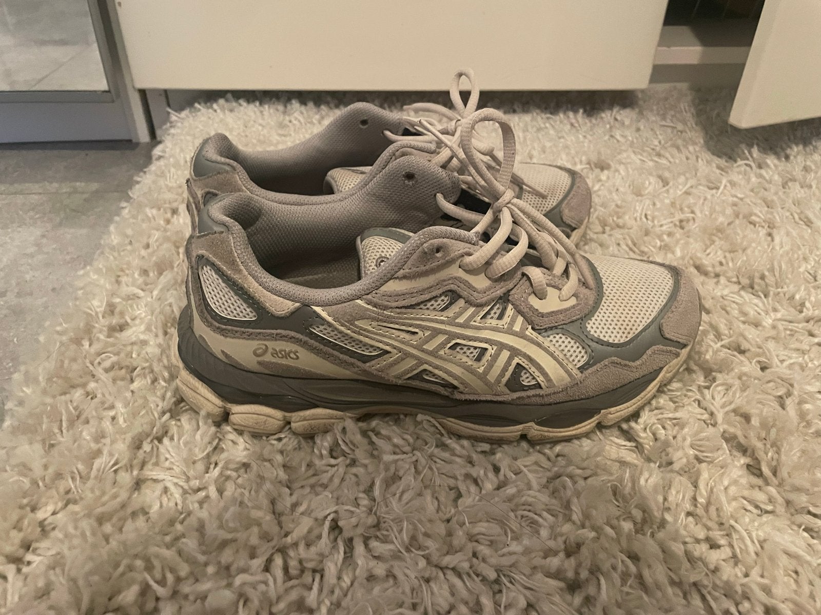 ASICS sneakers oyster grey maat 39, Ophalen of Verzenden, Gedragen, Grijs, Sneakers of Gympen