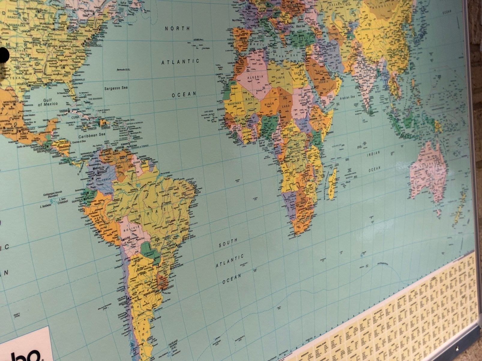 Wereld kaart, Ophalen, Aardrijkskunde