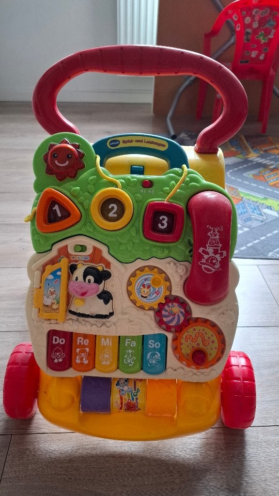 Vtech spiel und laufwagen, Ophalen of Verzenden, Gebruikt, 6 maanden tot 2 jaar