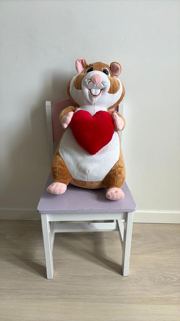 Knuffel hamster GROOT albertheijn hart, Ophalen, Zo goed als nieuw, Overige typen