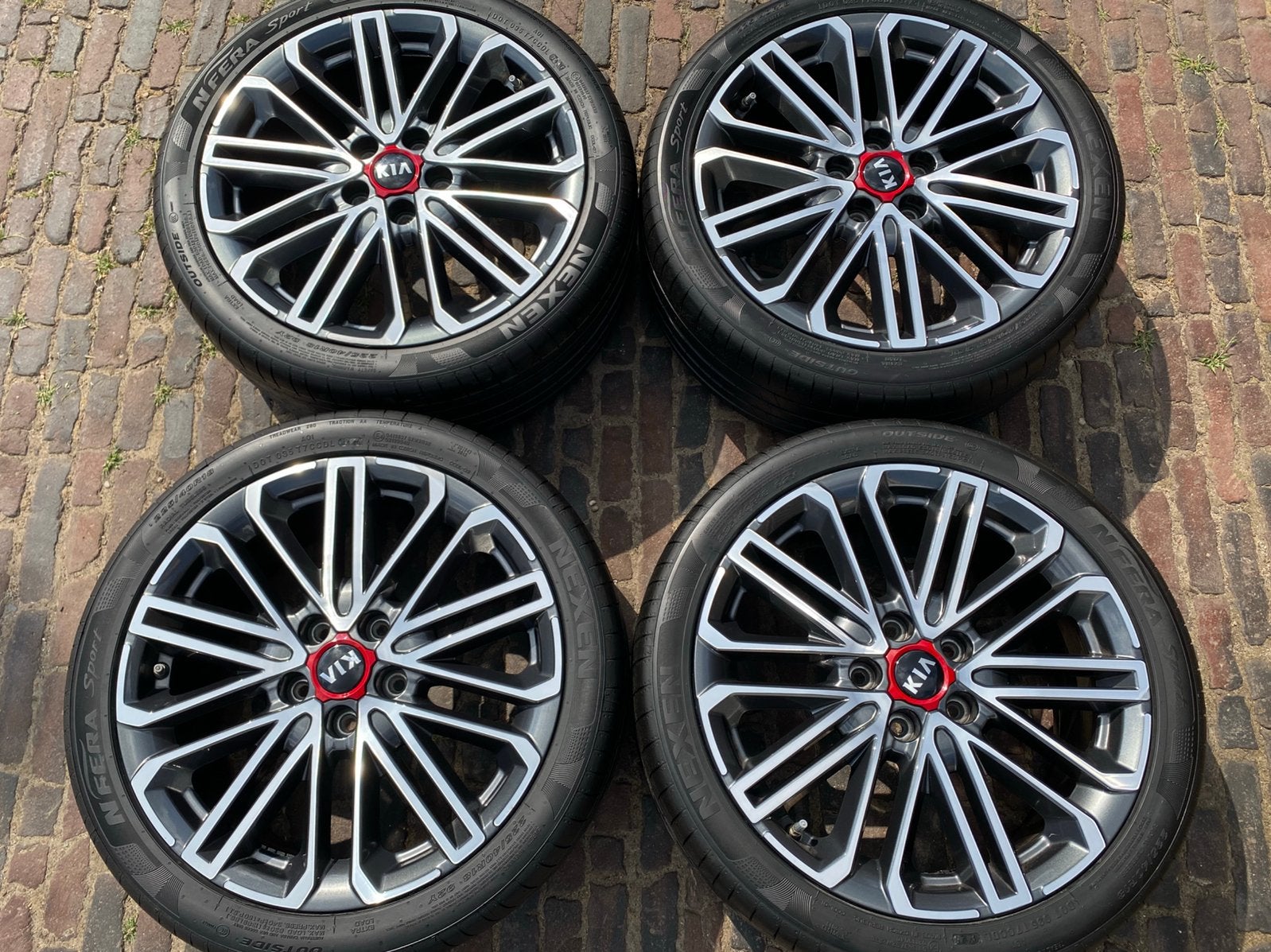 18” Kia Ceed / ProCeed GT velgen + tpms +  NIEUWE 225/40 R18, 18 inch, Banden en Velgen, Nieuw, Ophalen of Verzenden