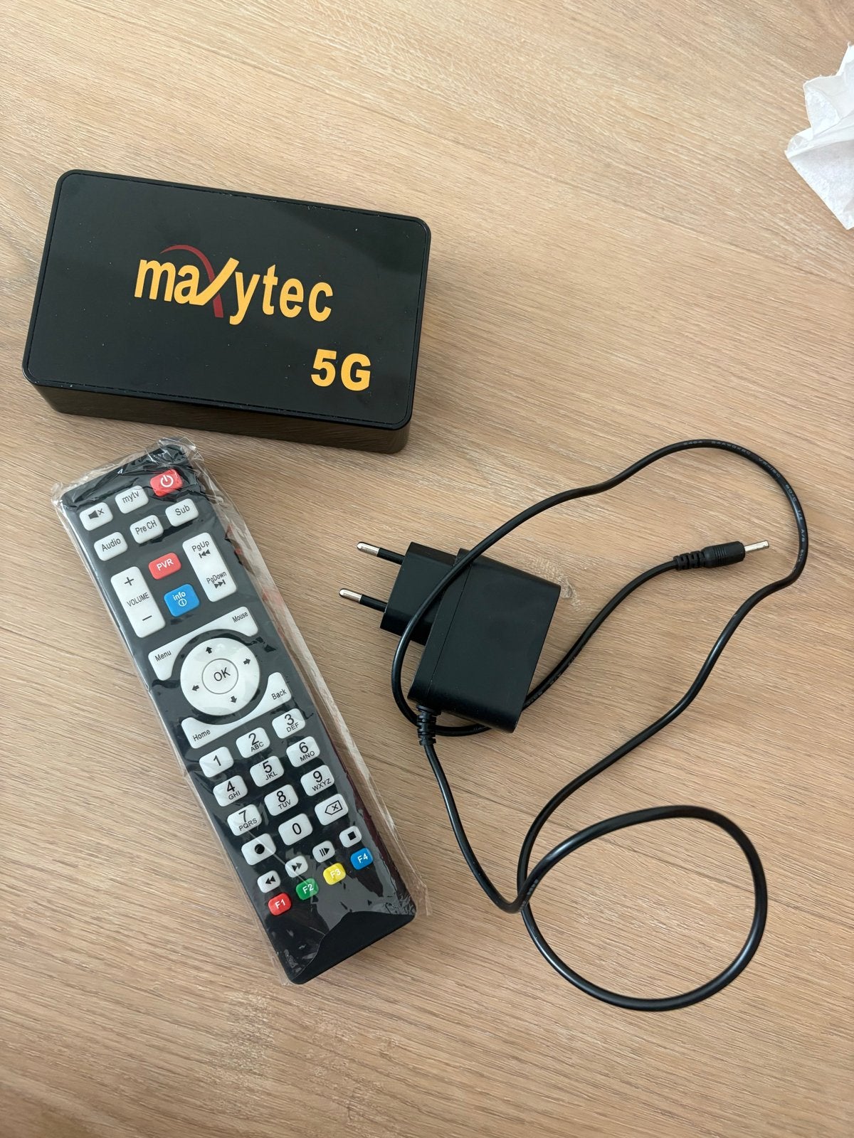 Maxytec 5G Decoder - Gebruikt, Nieuwe Afstandsbediening, Ophalen of Verzenden, Gebruikt, Decoder
