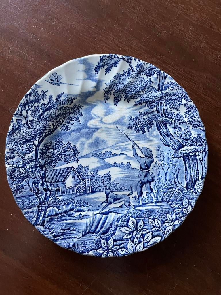 Vintage Myott 'The Hunter' bord - Engeland 1982, Ophalen of Verzenden