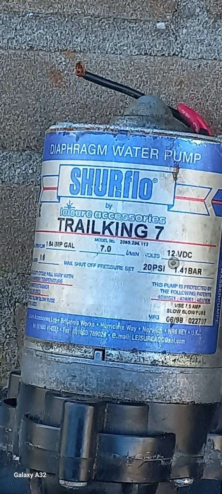 SHURflo Trail King 7 waterpomp - Goede staat, Ophalen of Verzenden, Gebruikt