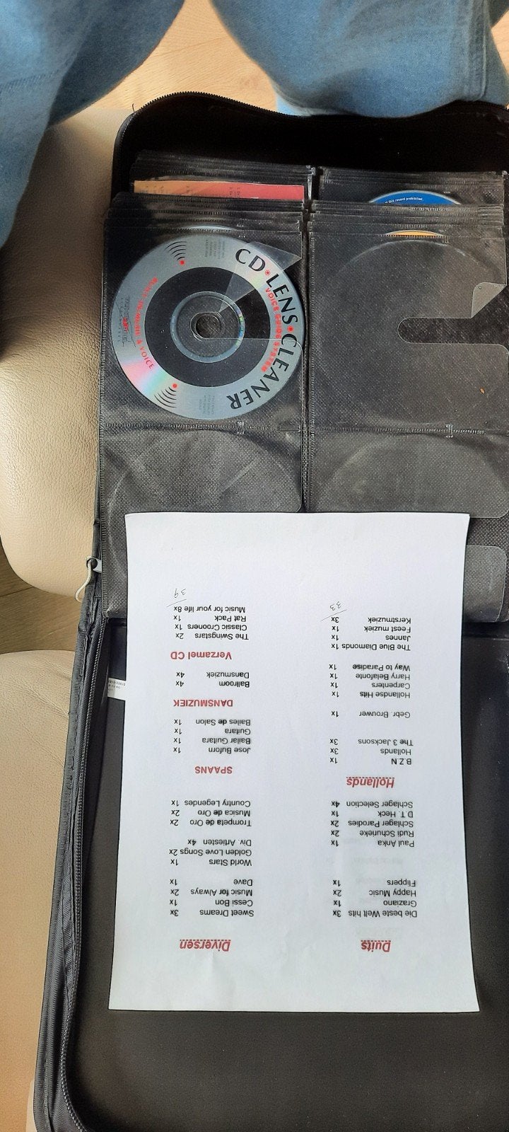 Grote collectie diverse CD's in handige opbergmap, Ophalen of Verzenden, Gebruikt