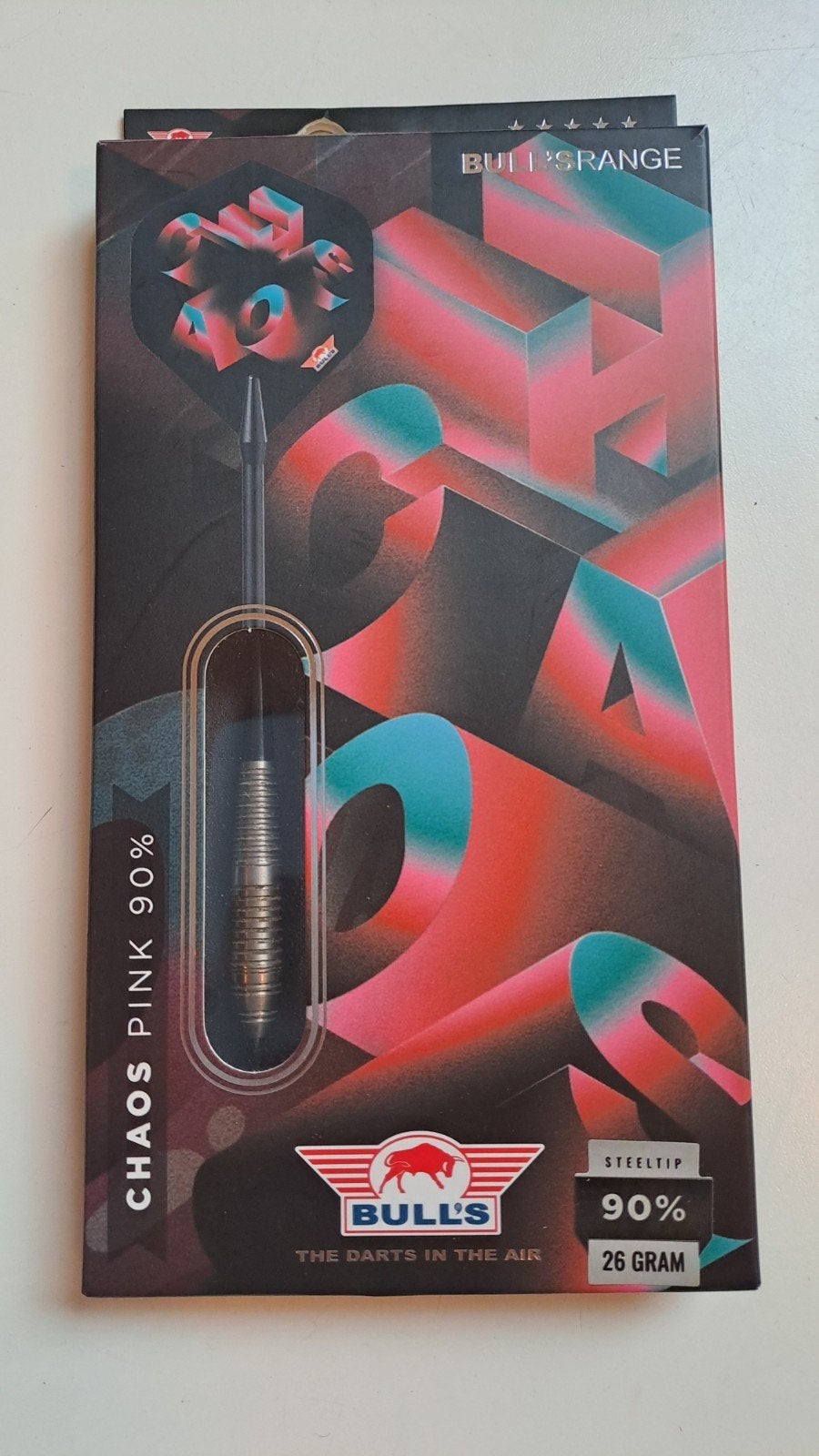 Bulls Chaos Pink 90% Darts 26 gram - Zo goed als nieuw, Ophalen of Verzenden, Zo goed als nieuw, Pijlen