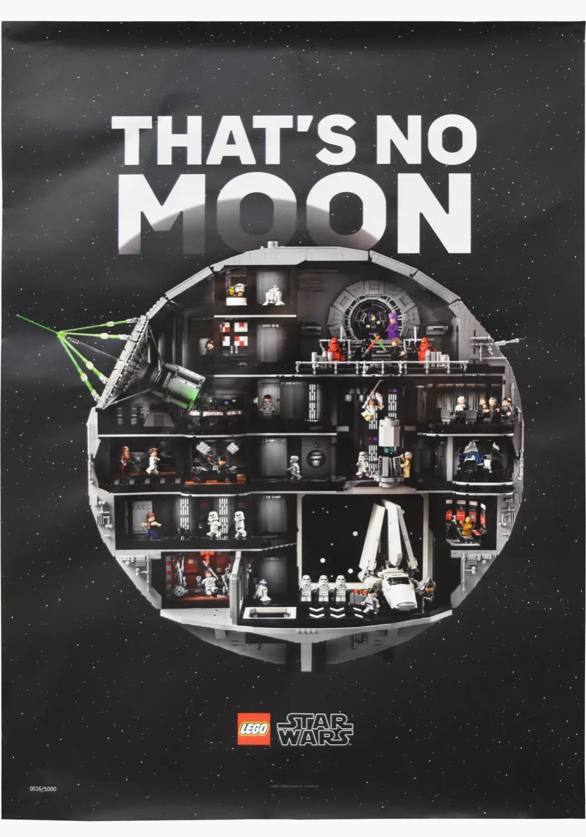 LEGO UCS Death Star Poster (Limited Edition) 5010030, Lego, Lego, Star Wars, Lego