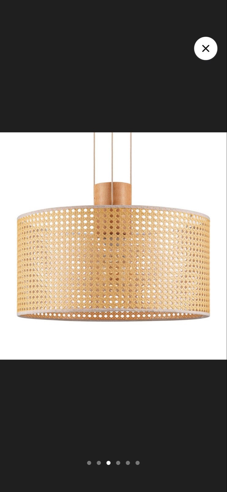 Studio LIVIT Eefke rotan hanglamp - Nieuw in verpakking, Ophalen, Nieuw, Hout