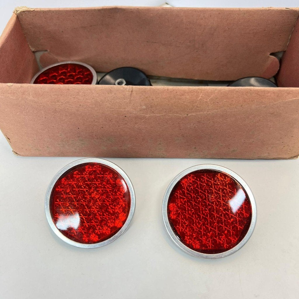 VW Beetle ULO reflectoren rond glas aluminium zwart, Ophalen of Verzenden, Zo goed als nieuw