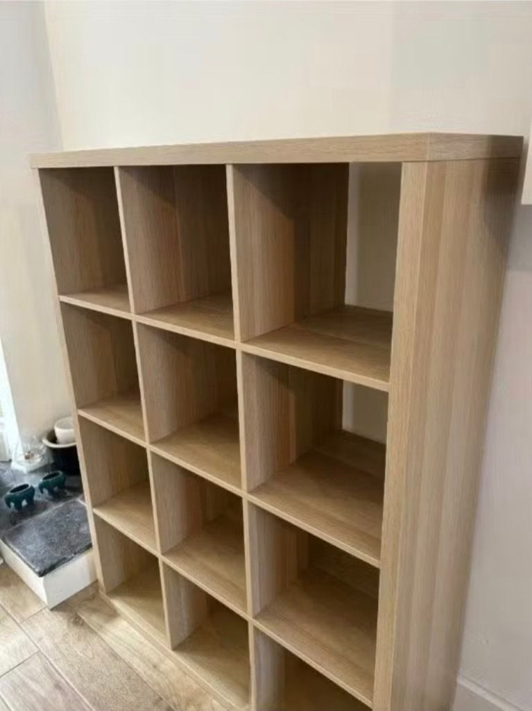 2x Kallax 12 vaks open kast vakkenkast 4x3 bruin Ikea, Ophalen, 100 tot 150 cm, 5 laden of meer, 100 tot 150 cm