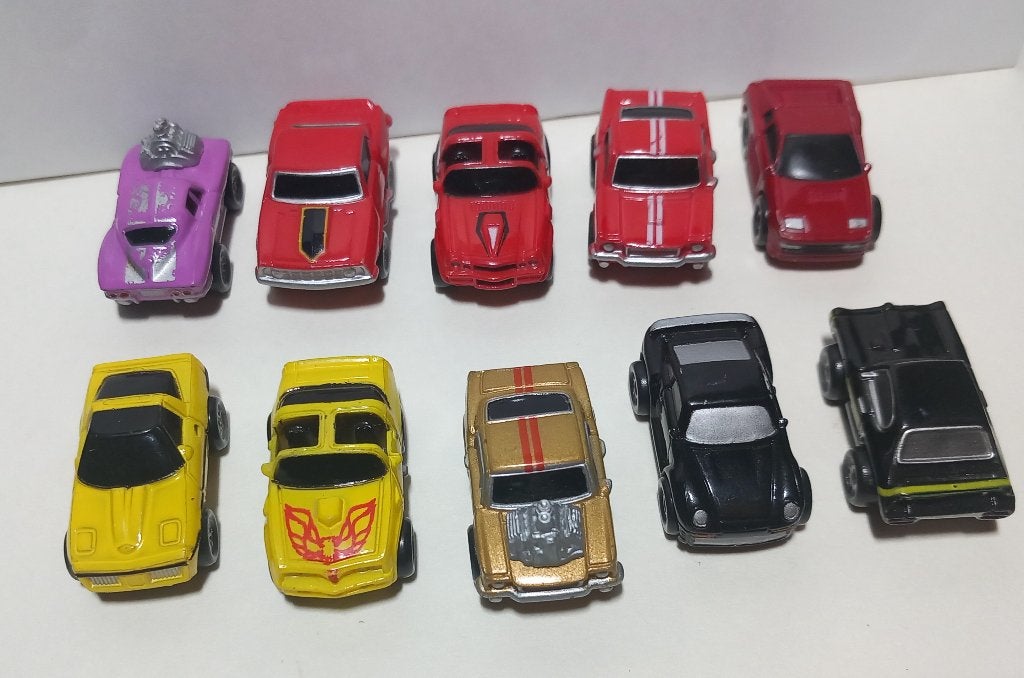 10 Vintage Galoob Micro Machines – Sportwagens & Muscle Cars, Ophalen of Verzenden, Gebruikt, Auto