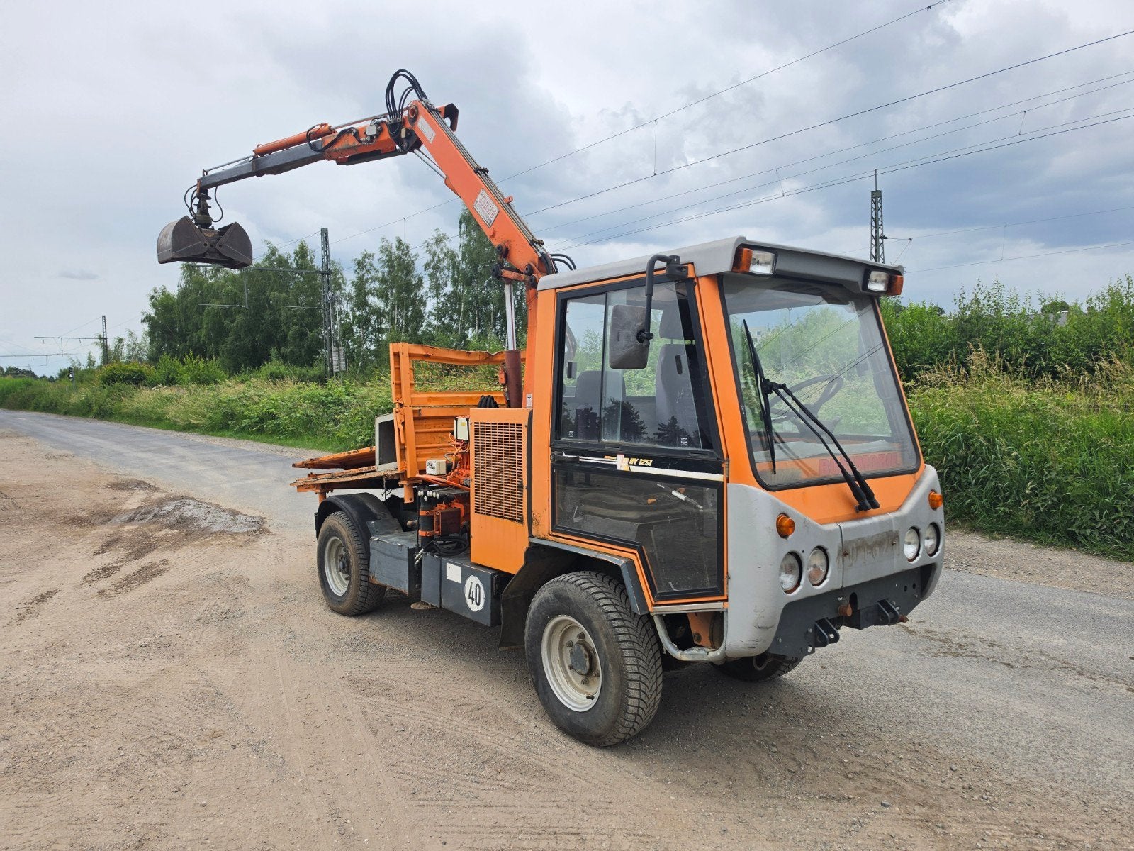 Bokimobil Boki kipper 4x4 kraan Laadkraan Duits kenteken, Ophalen, Tot 80 Pk, Tot 2500