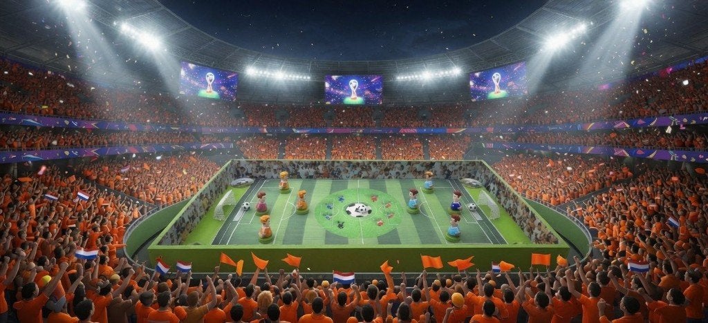 WK Voetbalspel UNIEK en EENMALIG, Hobby en Vrije tijd, Een of twee spelers, Ophalen, Nieuw, WillieWispel