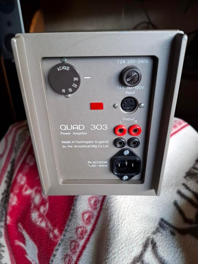 Quad 303 Eindversterker - Volledig Gereviseerd, Audio, Tv en Foto, Refurbished, Ophalen, Overige merken, Minder dan 60 watt