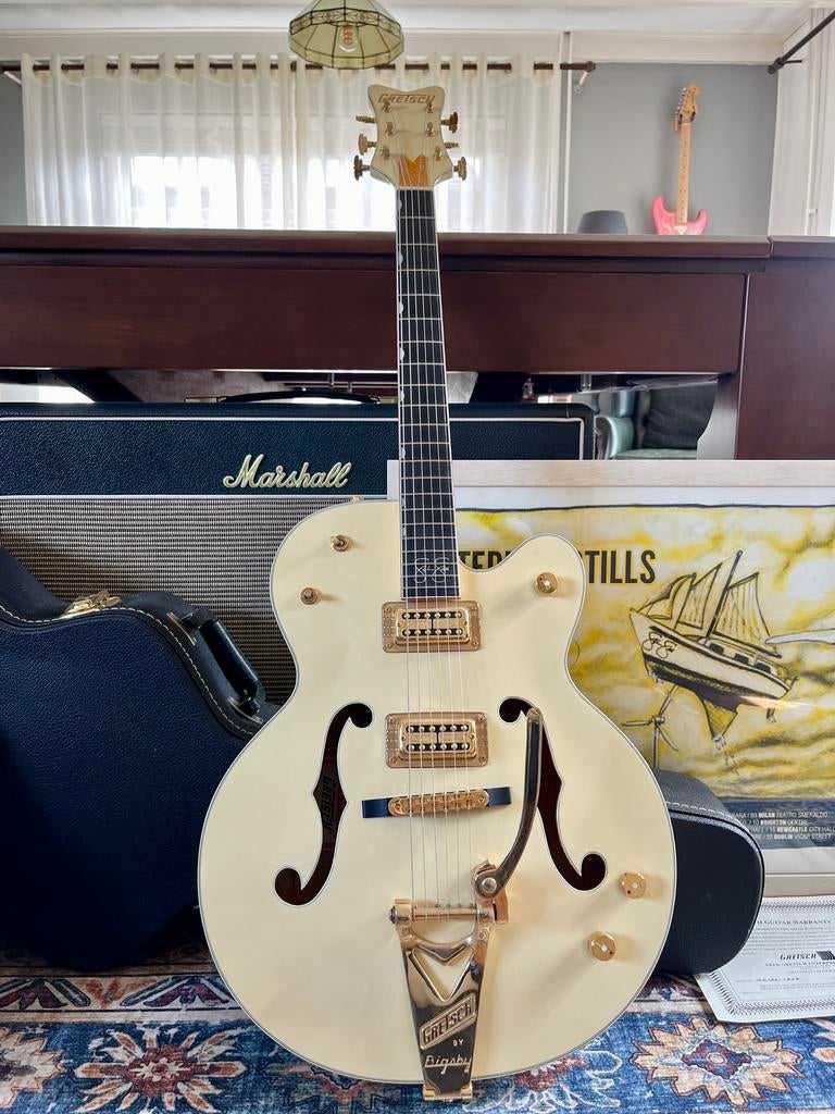 Gretsch White Falcon (Stephen Stills), Muziek en Instrumenten, Ophalen, Zo goed als nieuw, Solid body, Overige merken