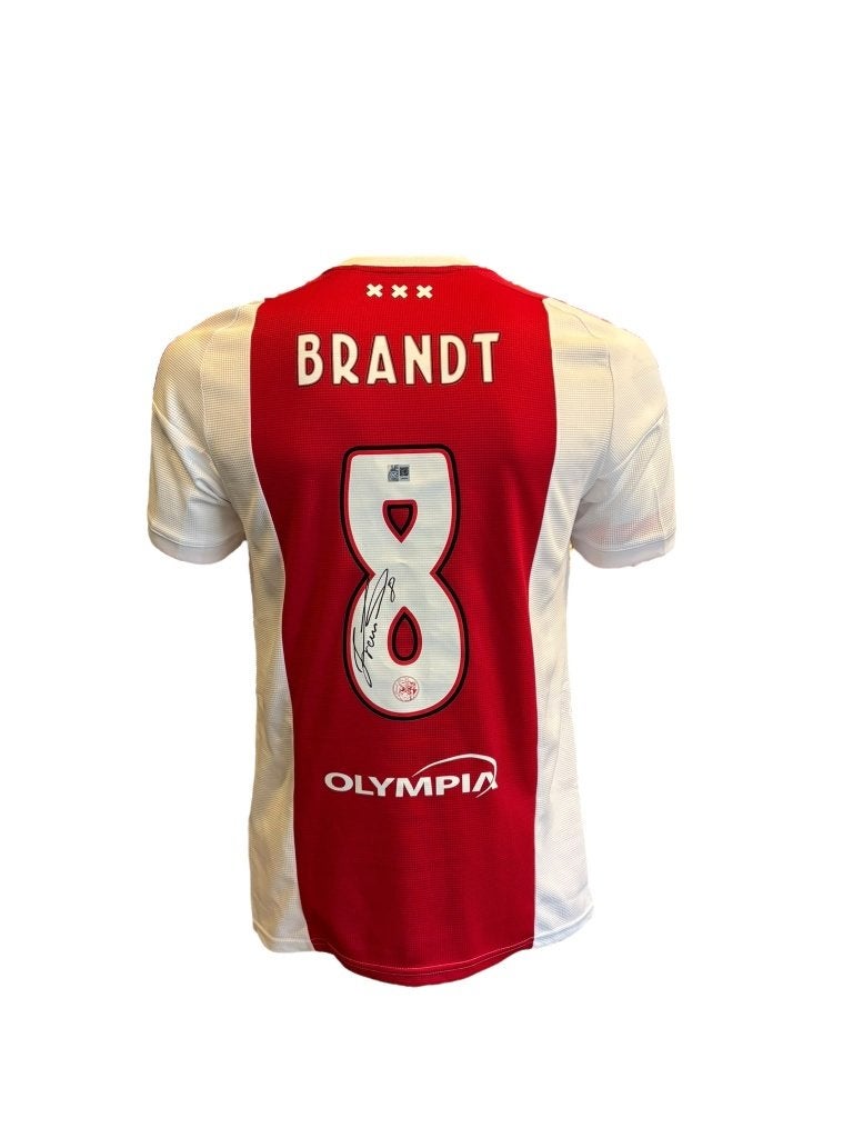 Julian Brandt AFC Ajax 26/27 gesigneerd Thuis Shirt, Verzamelen, Soccersignings.nl, Shirt, Ophalen of Verzenden, Zo goed als nieuw