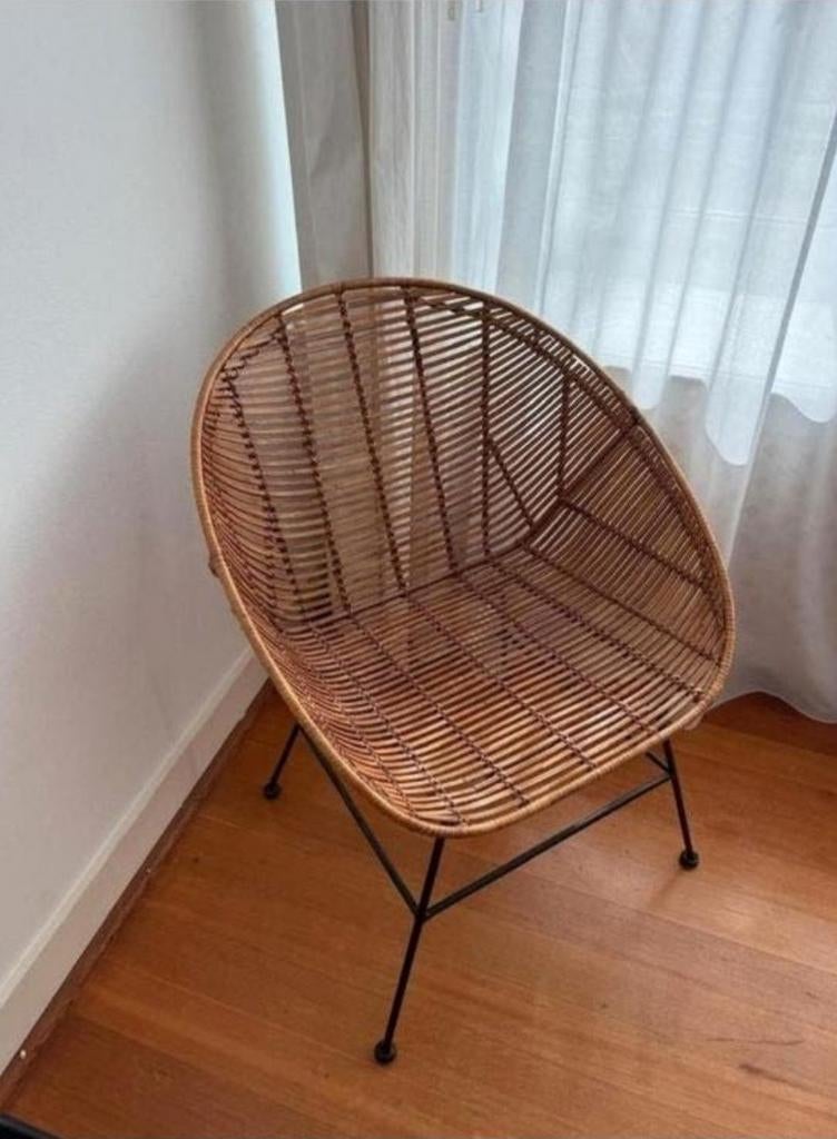 Rotan design stoel van House Doctor, Ophalen of Verzenden, Gebruikt, Bruin, Eén