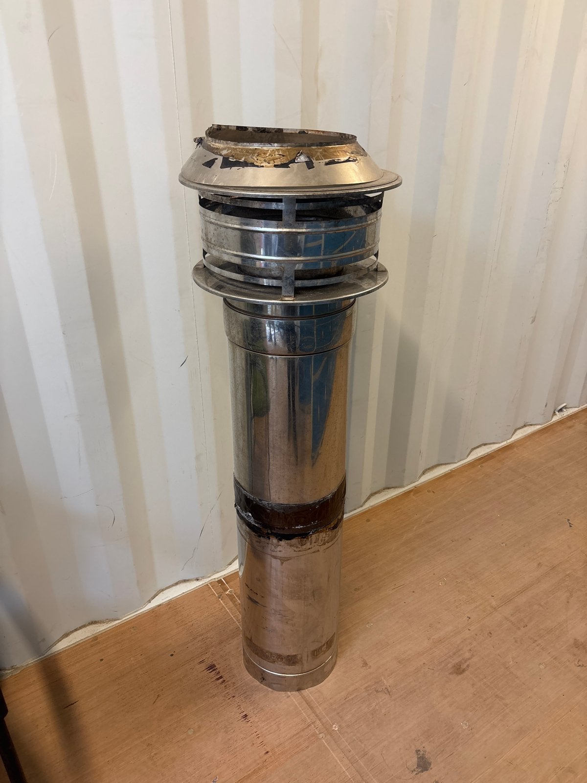 Roestvrijstalen afzuigkap/ventilator voor buiten, Doe-het-zelf en Verbouw, Ventilatie en Afzuiging, Ophalen, Gebruikt, Ventilator en Afzuiger