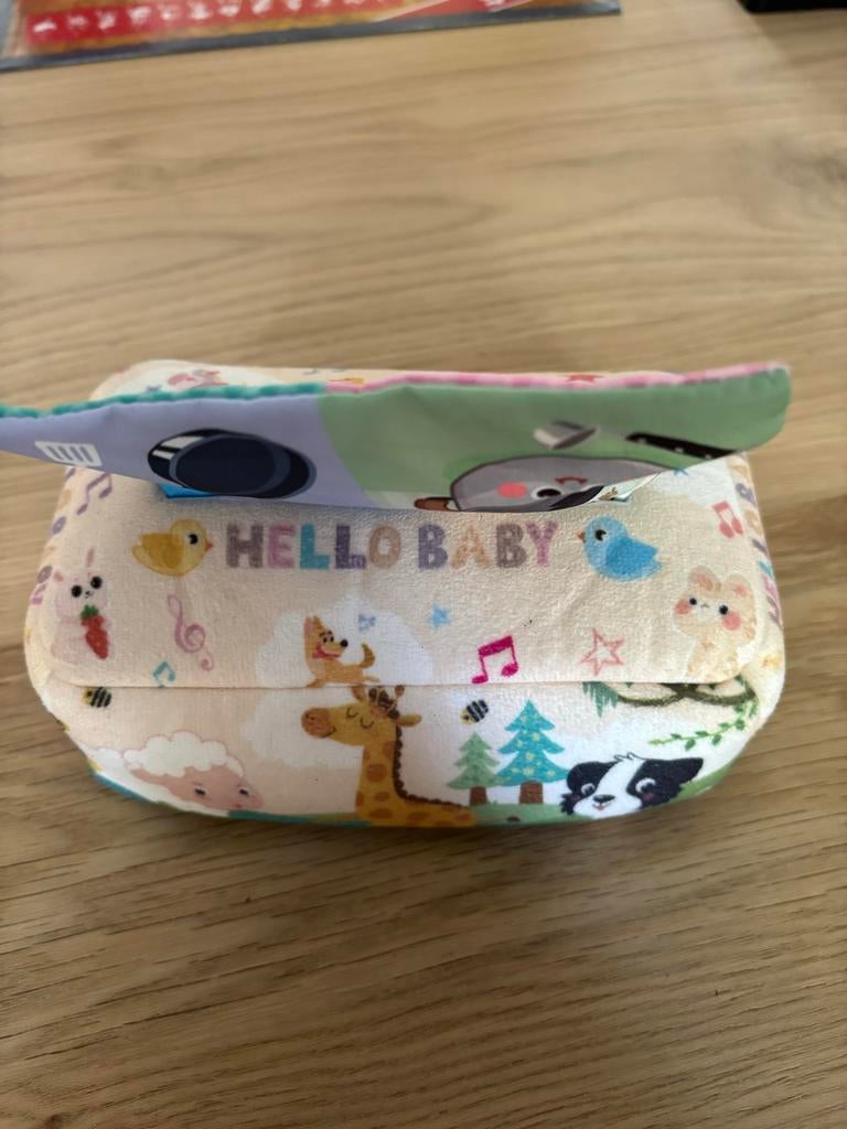 Baby speelgoed set: rammelaar, bijtring, knuffelblok, Ophalen of Verzenden, Gebruikt, Rammelaar