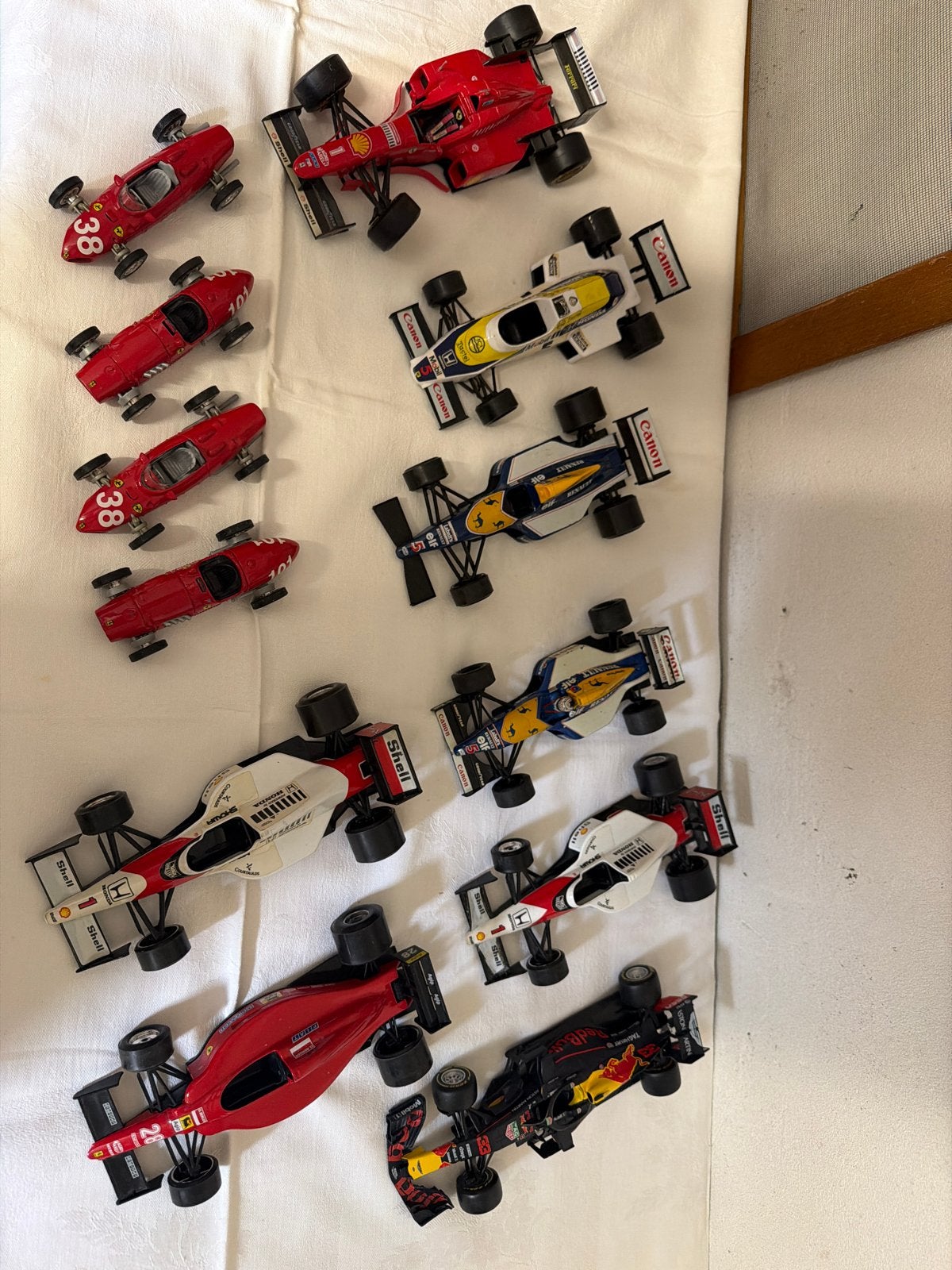Verzameling Race Auto's Schaalmodellen 1:24, 1:20, 1:34, Ophalen of Verzenden, Gebruikt
