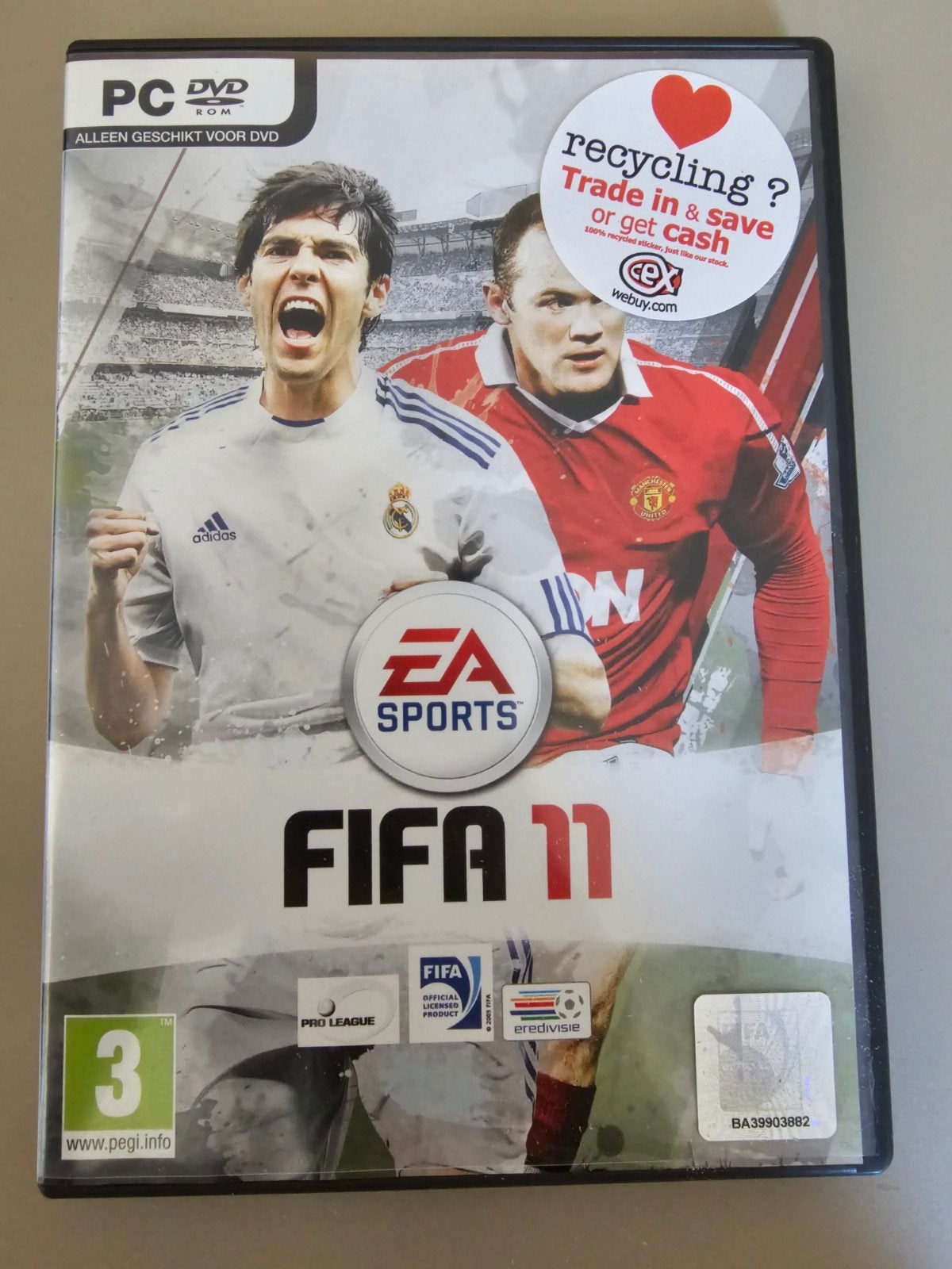 Pc game FIFA 11, Spelcomputers en Games, Games | Pc, Zo goed als nieuw, Sport, 1 speler, Vanaf 3 jaar, Ophalen of Verzenden