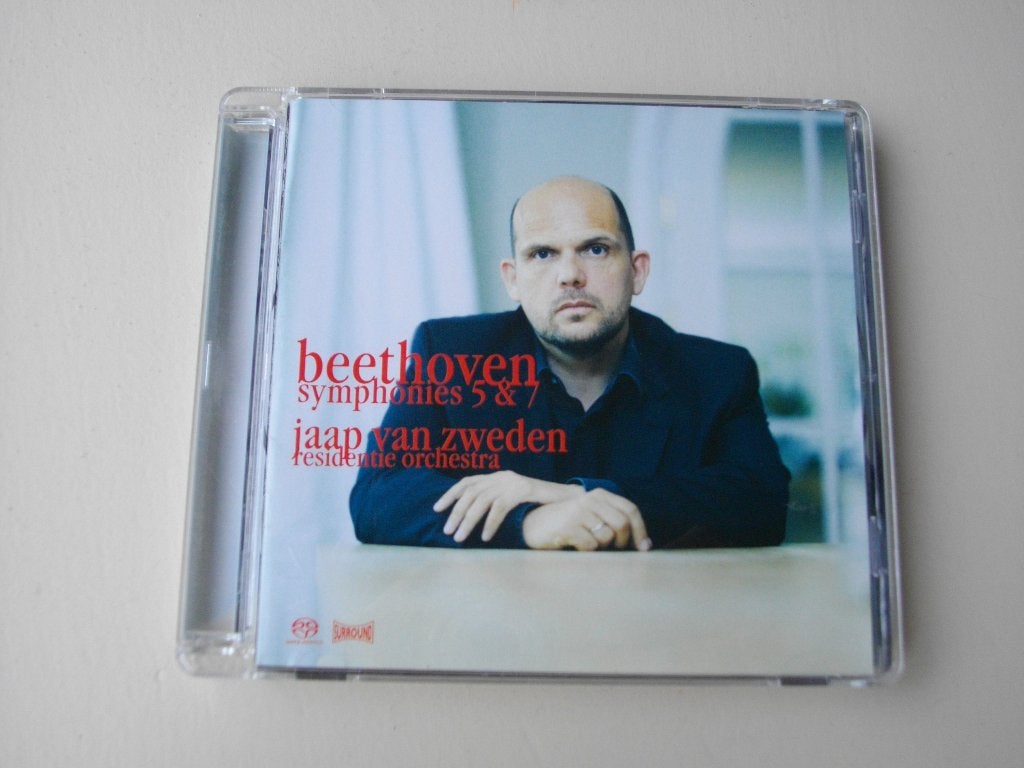 Beethoven - Symphonies 5 & 7 - Jaap van Zweden (2003) SACD, Gebruikt, Overige typen, Ophalen of Verzenden, Classicisme