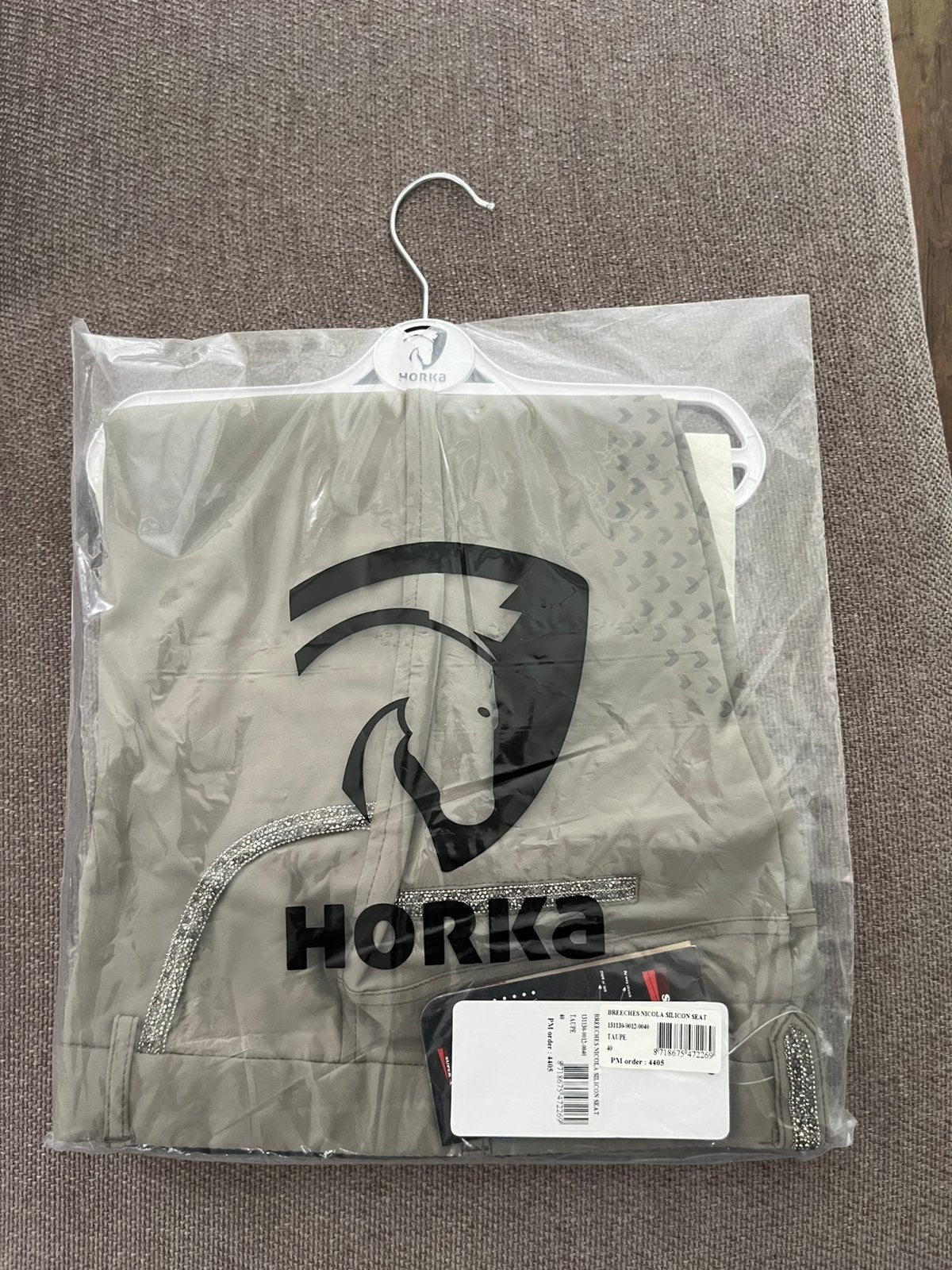 HORKA Rijbroek NIEUW Taupe maat 38 en 40, Dieren en Toebehoren, Paardrijkleding, Ophalen of Verzenden, Zo goed als nieuw, Dressuur