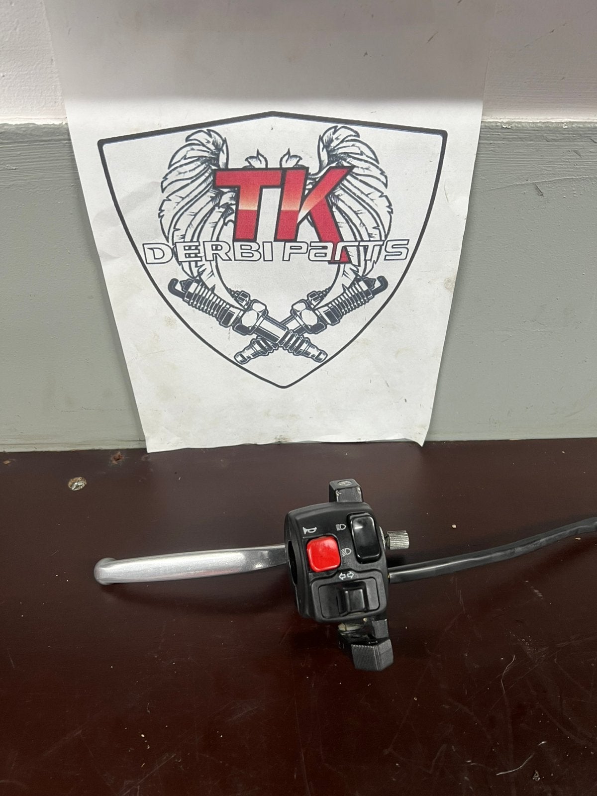 Derbi/aprilia stuurschakelaar, Overige typen, Met koppelings en choke hendel, Derbi/aprilia, Ophalen of Verzenden