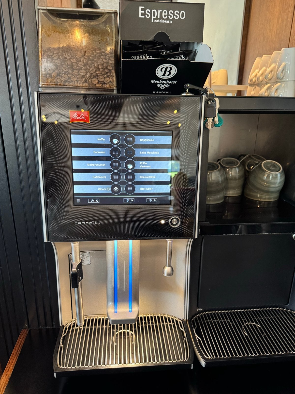 Melitta Cafina XT7 Koffiemachine - Professioneel en Compleet, Witgoed en Apparatuur, Koffiezetapparaten, Gebruikt, 10 kopjes of meer