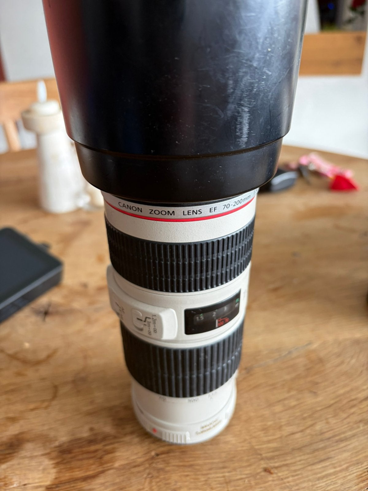 Canon EF 70-200 f4 + B+W beschermfilter, Ophalen, Zo goed als nieuw, Telelens