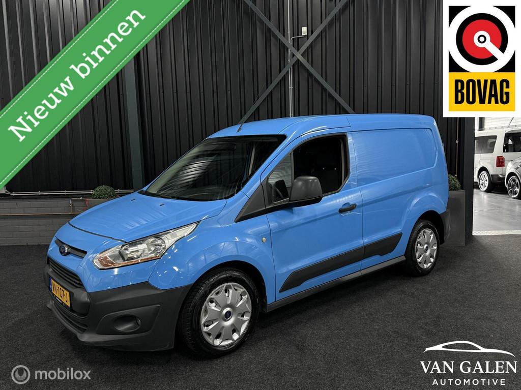Ford Transit Connect 1.6 TDCI L1 Airco|Cruise|Trekhaak|APK, Auto's, Gebruikt, Blauw, Origineel Nederlands, Ford