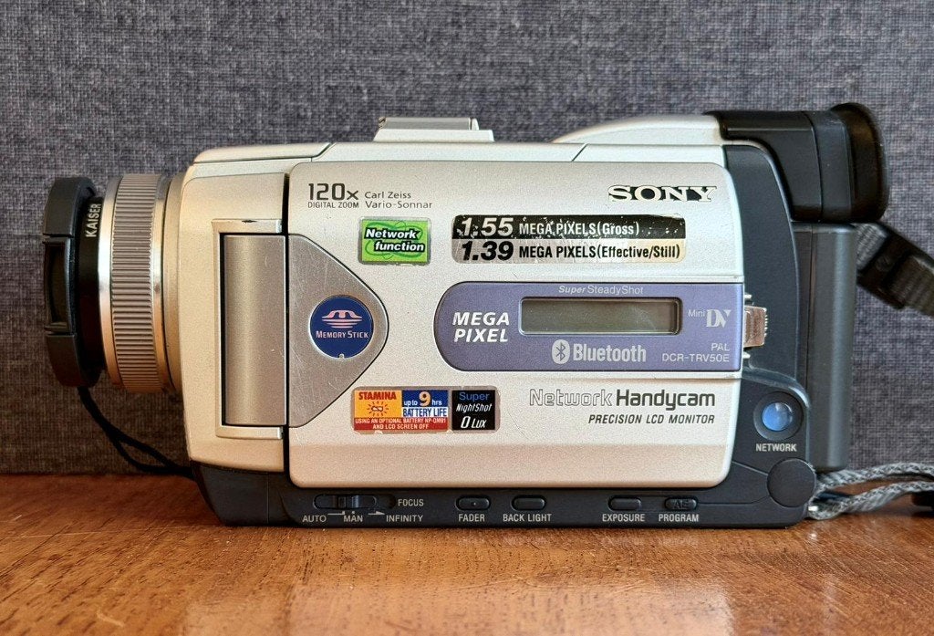 Sony DCR-TRV50E MiniDV, Super NightShot, Digitaliseren!, Audio, Tv en Foto, Mini dv, Ophalen of Verzenden, Zo goed als nieuw, 8 tot 20x