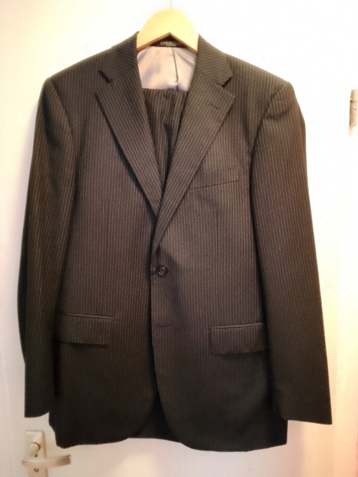 Corneliani Pak - Scheerwol & Kasjmier - Maat 50 - zwart, Kleding | Heren, Ophalen of Verzenden, Zo goed als nieuw, Maat 48/50 (M)