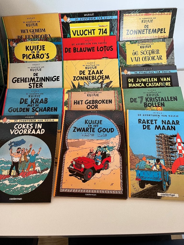 22 KUIFJE STRIPS HARDCOVER, Meerdere stripboeken, Ophalen, Zo goed als nieuw