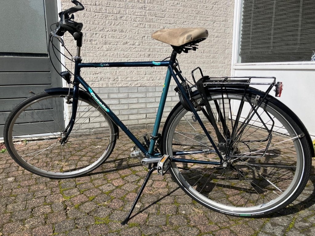 Gazelle Riacho Hybride/Trekking fiets Herenmodel, Ophalen, Gebruikt, Velgrem, Versnellingen
