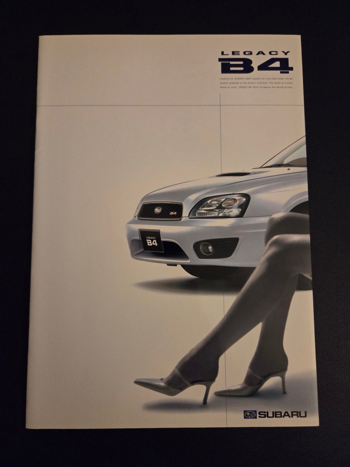Brochure Subaru Legacy B4 2001 Japans, Ophalen of Verzenden, Zo goed als nieuw, Overige merken
