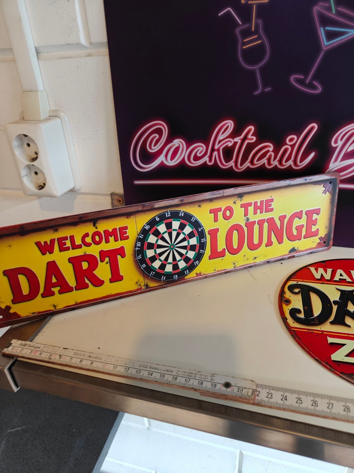 Set van 7 Metalen Mancave borden bij elkaar nu 35 euro, Reclamebord, Ophalen of Verzenden, X, X