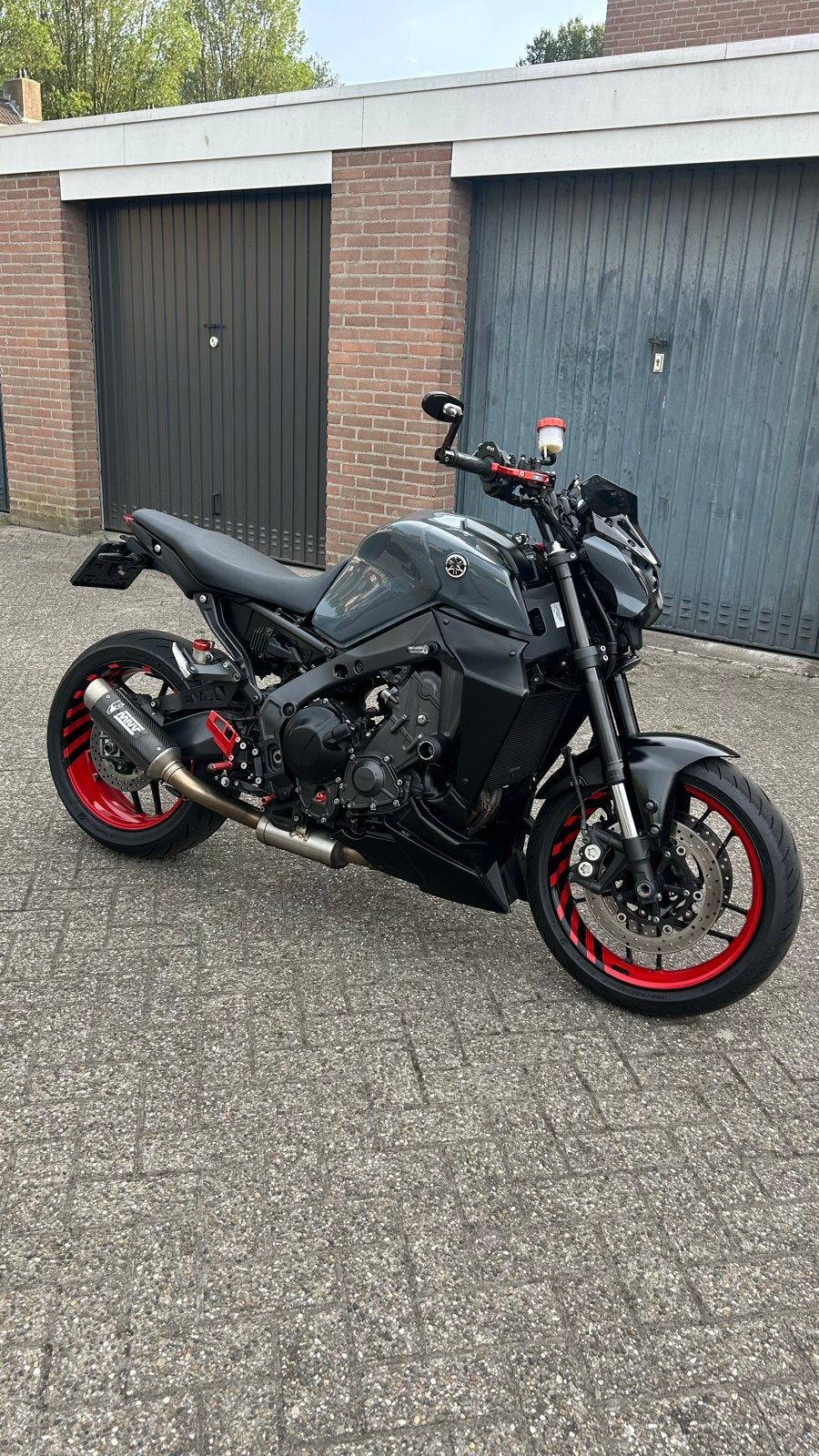 Mivv GP Pro Uitlaatsysteem Yamaha MT-09 (2021+) met sportcat, Ophalen, Gebruikt