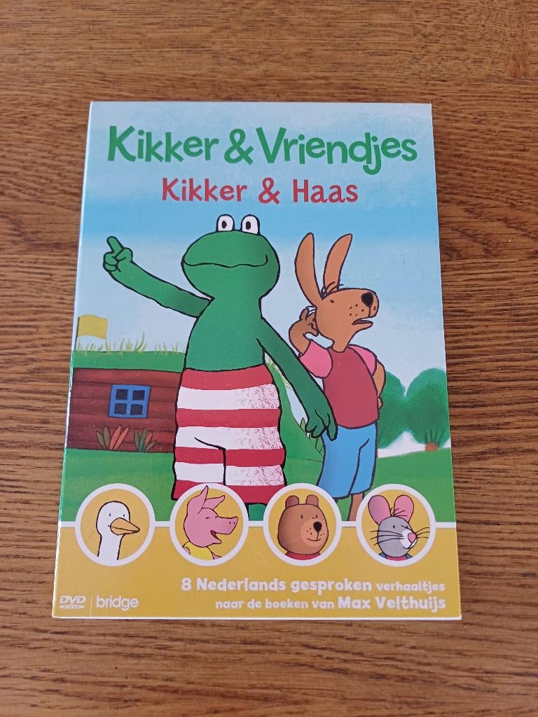 DVD Kikker en haas, Europees, Gebruikt, Tekenfilm, Alle leeftijden
