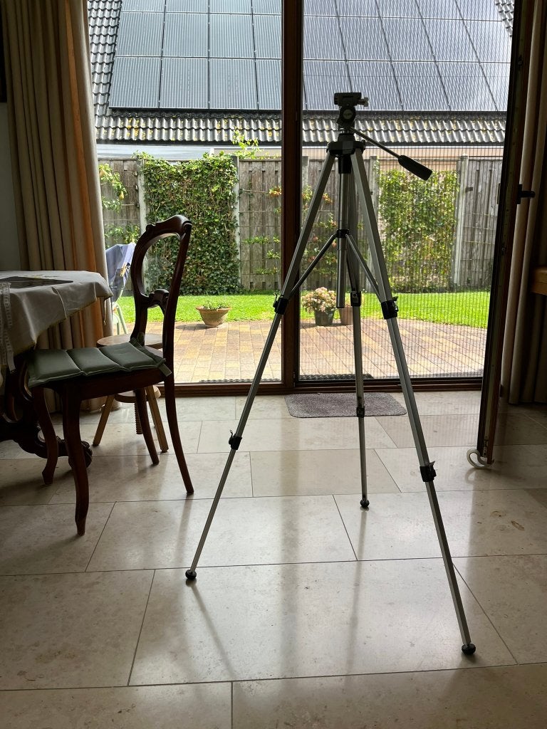 Statief Velbon VE-3, Gebruikt, Velbon, 150 tot 175 cm, 3-assige stabilisatie