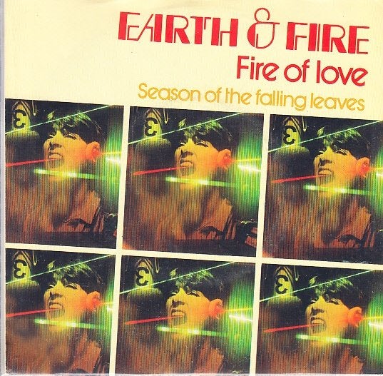 earth & fire ( j kaagman) - fire of love ( nlpop/ 1979), Cd's en Dvd's, 7 inch, Ophalen of Verzenden, Zo goed als nieuw, Pop