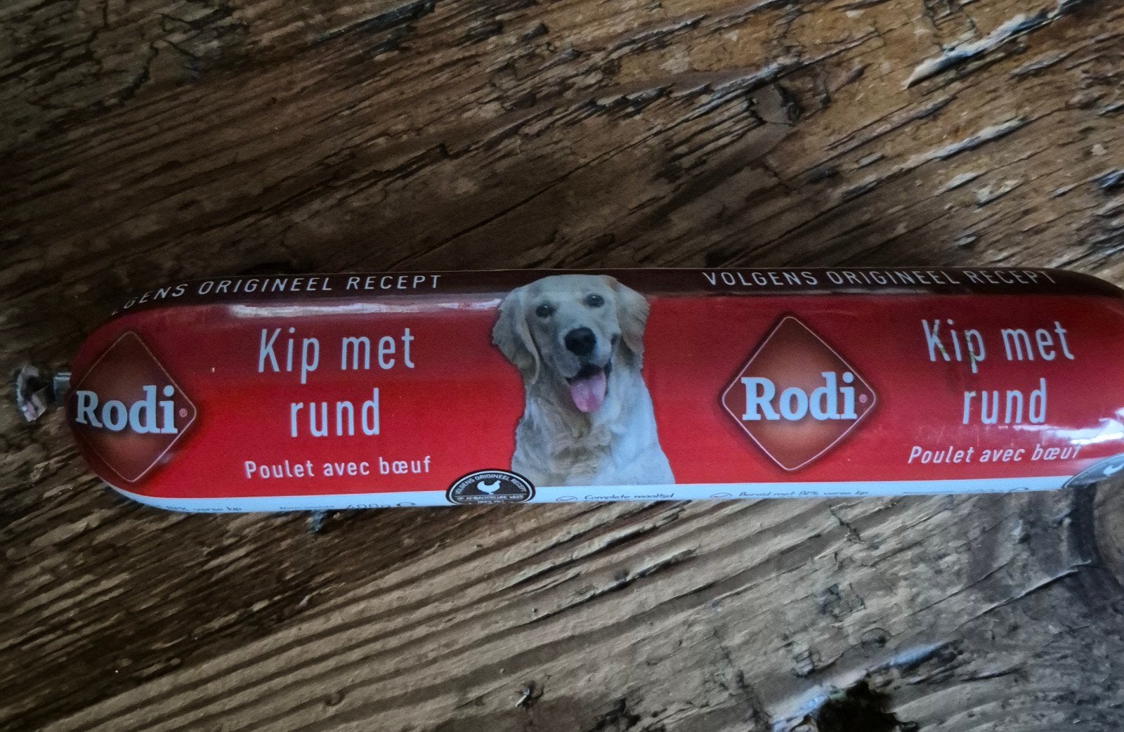 Rodi worstjes, Ophalen, Hond