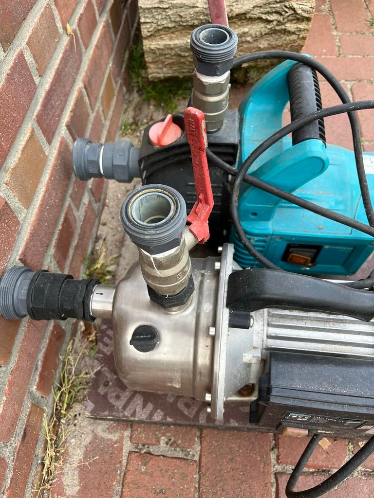 Twee gebruikte waterpompen voor tuin of beregening, Tuin en Terras, Waterpompen, Ophalen, Gebruikt, Elektrisch, Beregeningspomp
