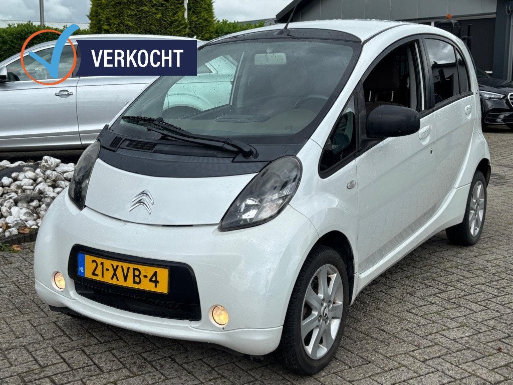 Citroën C-Zero 4-persoons 16 KWH Wit 2012 Elektrisch Stadsa, Auto's, Citroën, 150 km, 4 stoelen, Wit, Origineel Nederlands