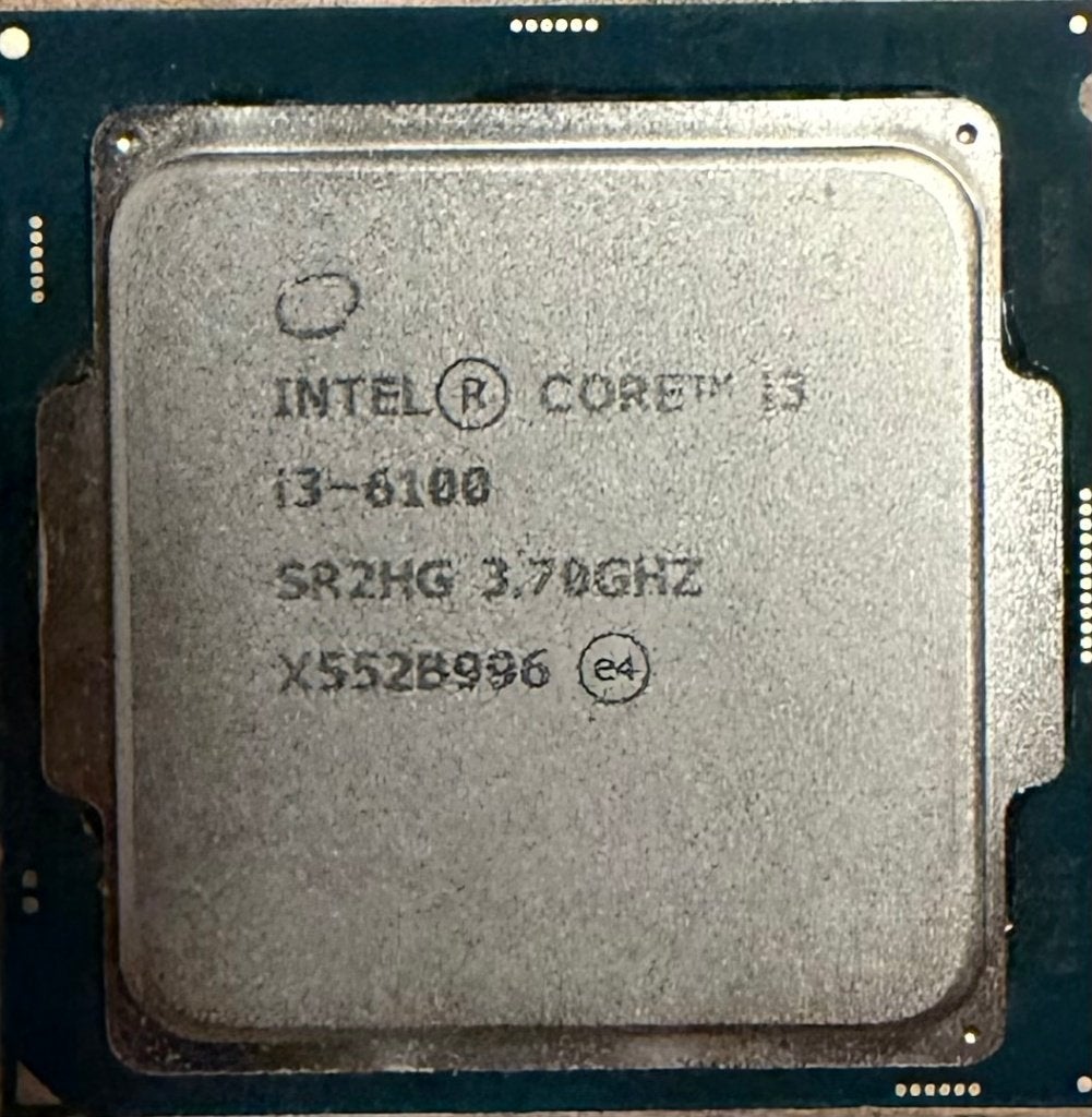 Intel Core i3 6100, Ophalen, LGA 1151, Gebruikt, 4-core